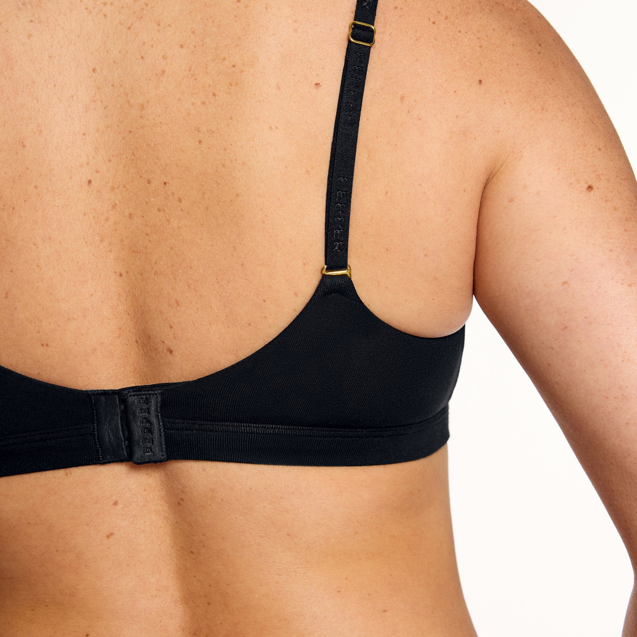 Supima® Cotton Wirefree Bra Black