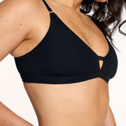 Supima® Cotton Wirefree Bra Black