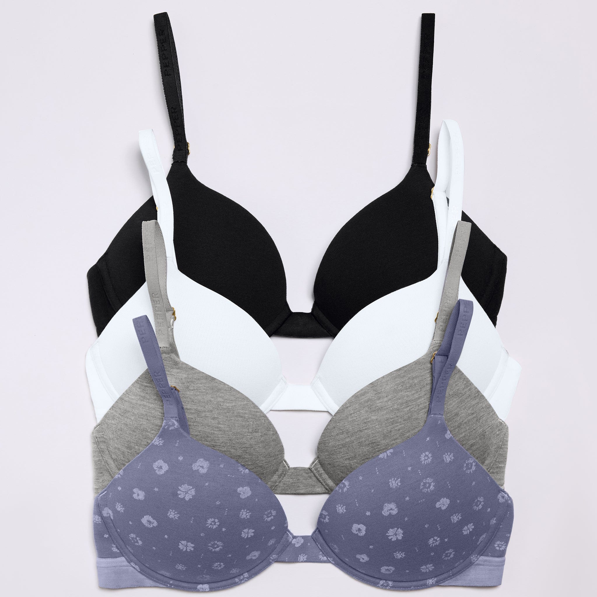 Supima® Cotton Lift Up Bra Black