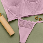 Lace String Thong Peony