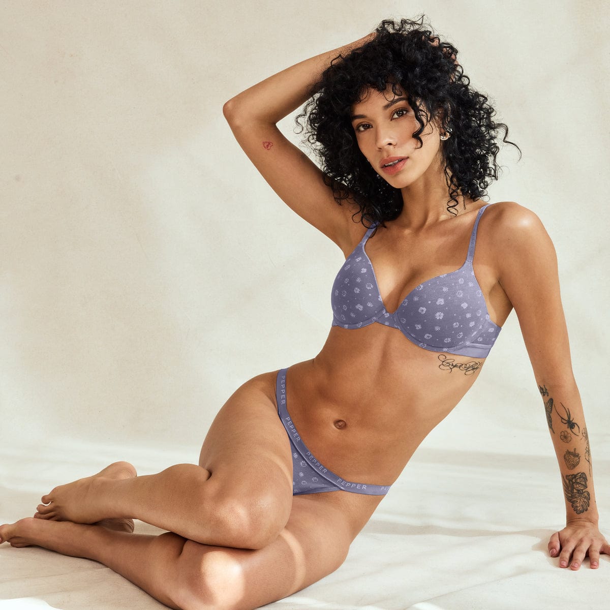 Supima® Cotton String Thong Flora